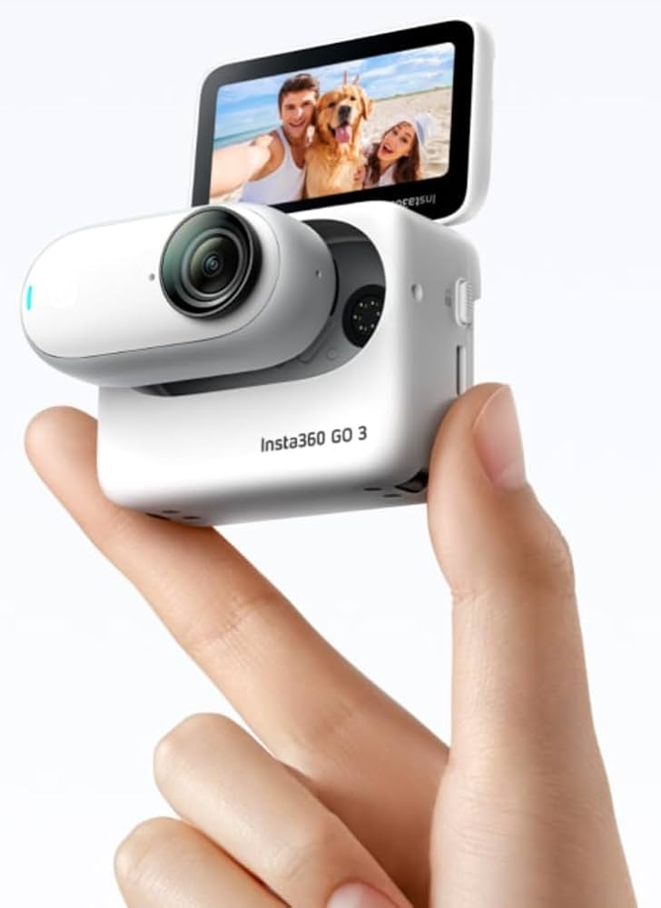Insta360 GO 3 (64GB) – Small & Lightweight Action Camera, Portable and  Versatile, Hands-Free POV, Mount Anywhere, Stabilization, Multifunctional 